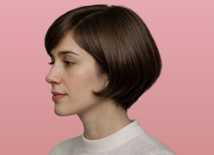 Corte de cabello bob moderno