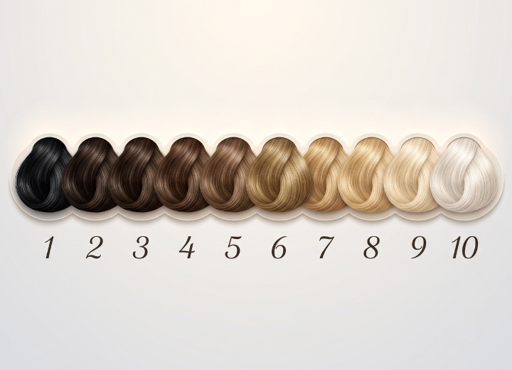 Los 10 niveles de color de pelo