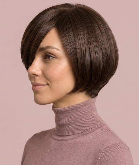 Corte de pelo bob rejuvenecedor - Vista lateral