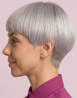 Corte de taz&oacute;n rubio platino