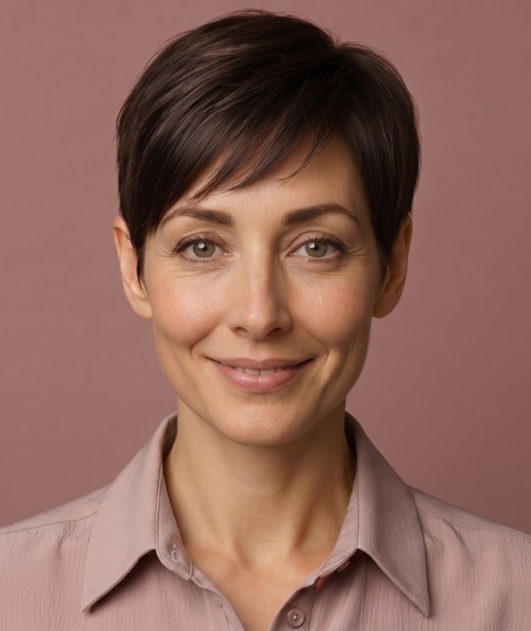 Corte pixie, cabello corto alrededor de las orejas