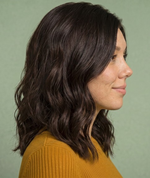 Corte de cabello largo con muchas opciones de peinado