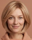 Corte de cabello bob con capas