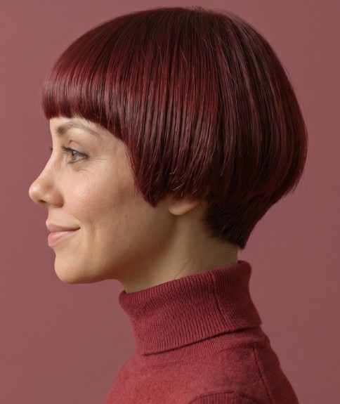 Corte de cabello corto con l&iacute;neas puras