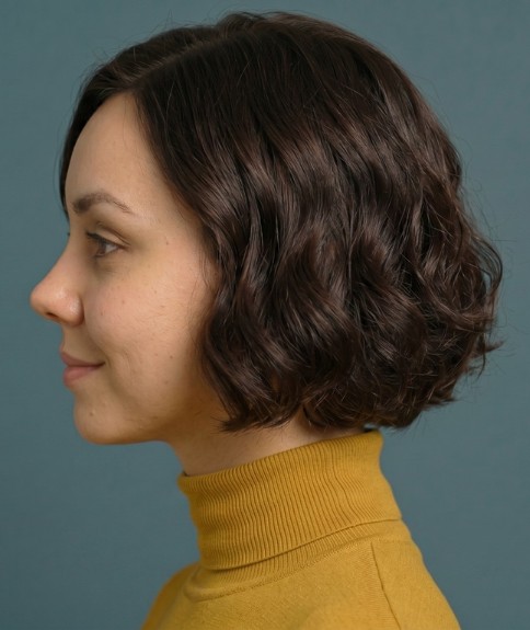 Estilo corto para mujeres que tienen cabello ondulado
