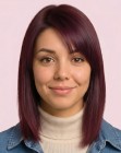 Peinado media melena con capas