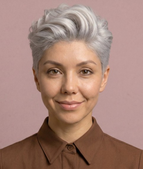 Corte pixie con laterales rapados