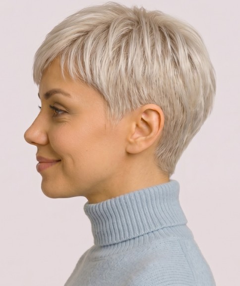Cabello corto muy pr&aacute;ctico para mujer
