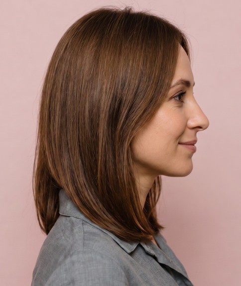 Cabello a la altura de los hombros con una vibraci&oacute;n de los a&ntilde;os 70