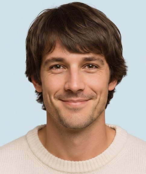Corte de pelo shag retro para hombres