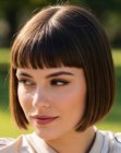 Corte bob geom�trico