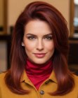 Cabello largo con colores oto�ales
