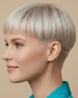 Corte de taz�n rubio