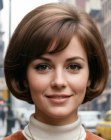 Corte pageboy o paje de los a�os sesenta